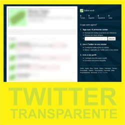 Twitter transparente códigos