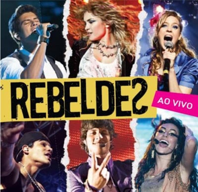 Capa CD novela Rebelde