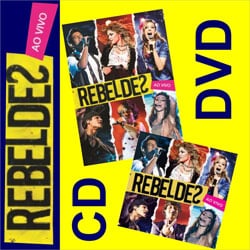 CD DVD banda novela Rebelde