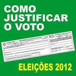 Justificar voto Eleições 2012